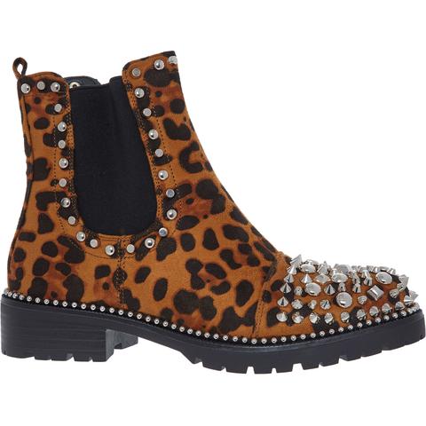 Leopard Print Studded Boots from TK 