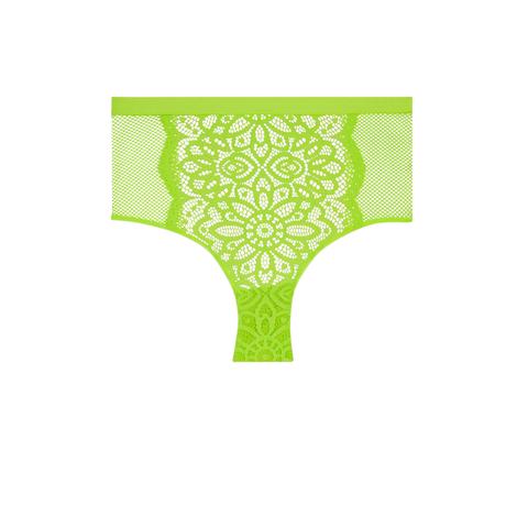 Undiz Culotte Taille Haute Jaune Fluo Tripoliz