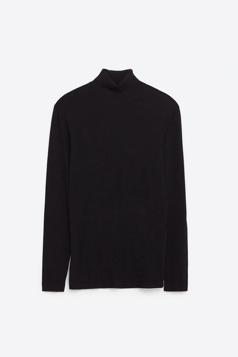 Viscose Turtleneck Sweater