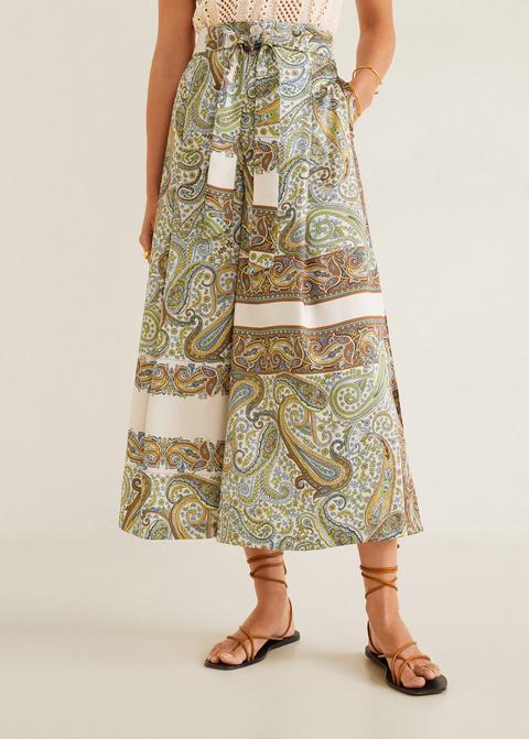 Pantalón Culotte Paisley