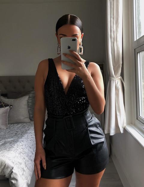 Charlotte Sequin Bodysuit