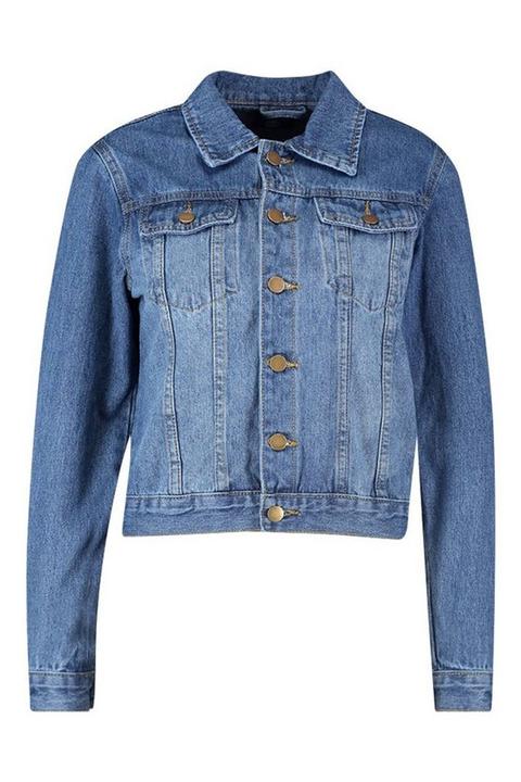 oversized petite denim jacket