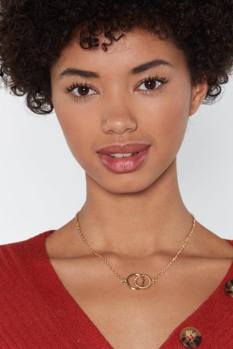 Circle In Necklace