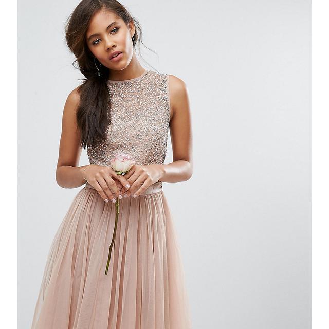 maya sleeveless sequin bodice