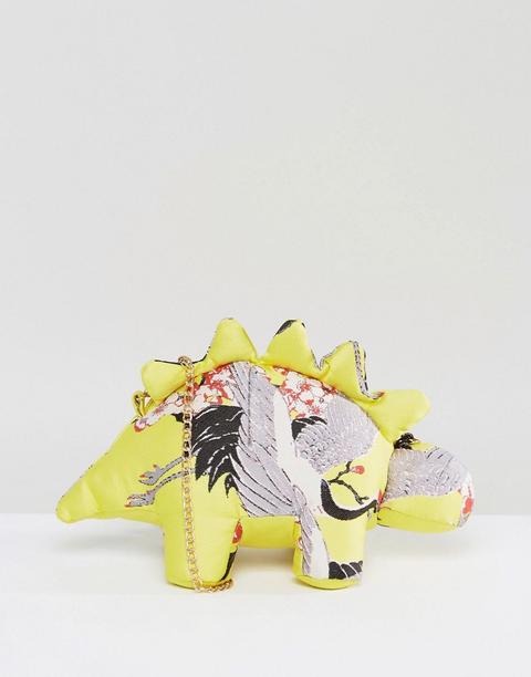 Bolso Con Cadena De Quita Y Pon Y Diseño Estilo Porcelana De Dexter El Dinosaurio Hero De Asos