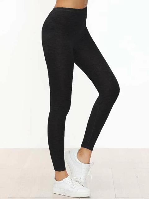 Leggings Skinny Casual - Negro