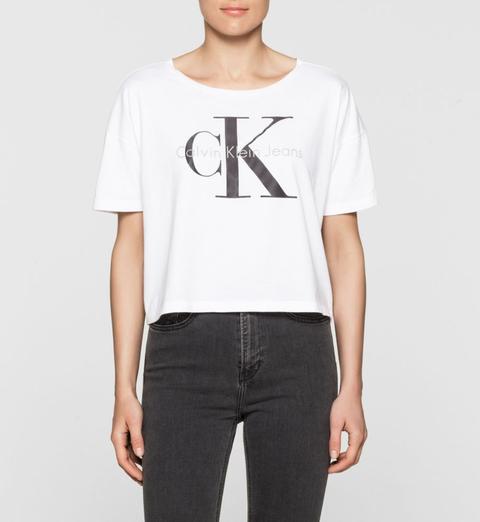 Cropped Logo T-shirt - Teca