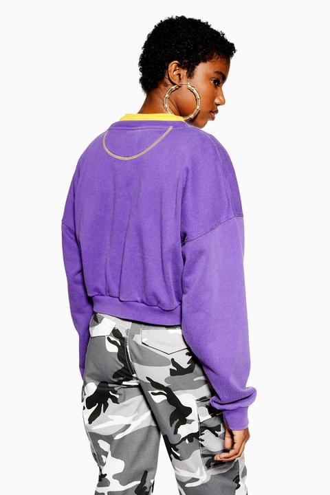 Lakers Patch Cropped Sweatshirt by UNK x | Products in 2019 Lakers Patch Cropped Sweatshirt by UNK x | Products in 2019