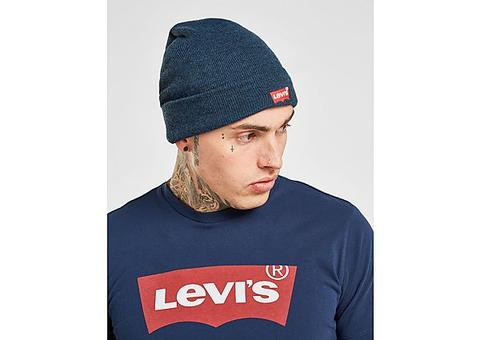 Levis Batwing Cuffed Beanie Hat - Navy