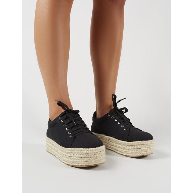 espadrille flatform trainers