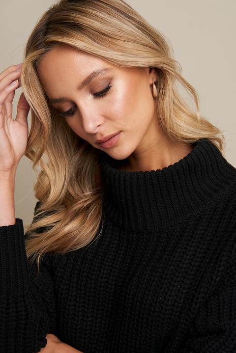 Linn Ahlborg X Na-kd Chunky Sweater - Black