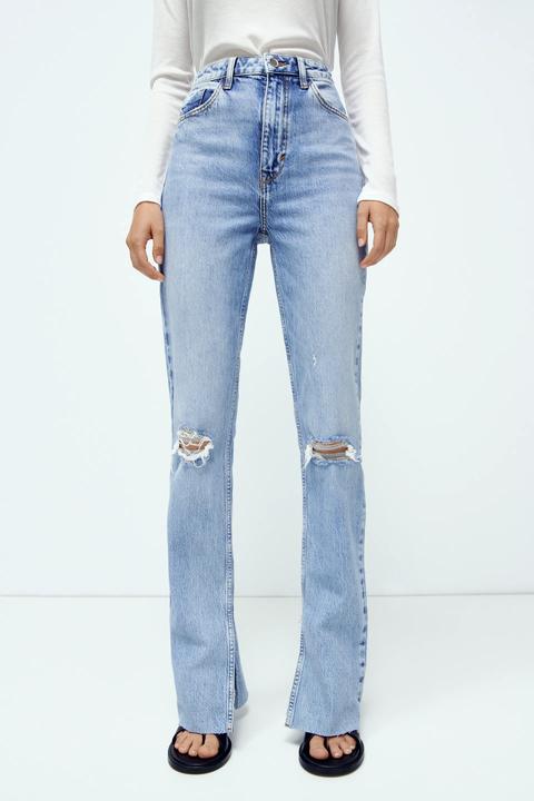 Jeans Z1975 High Rise Slim Flare Rotos