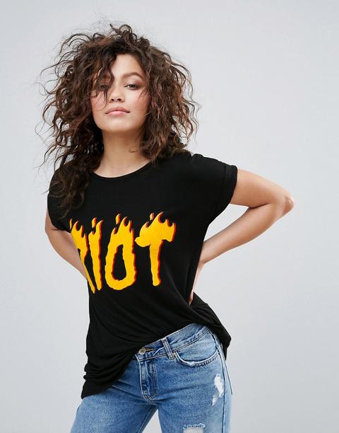 Lasula - Riot - T-shirt - Nero