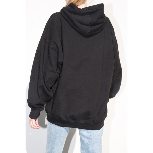 brandy melville black zip up hoodie