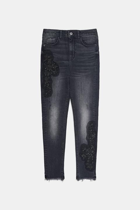 Jeans Z1975 Skinny Con Applicazioni