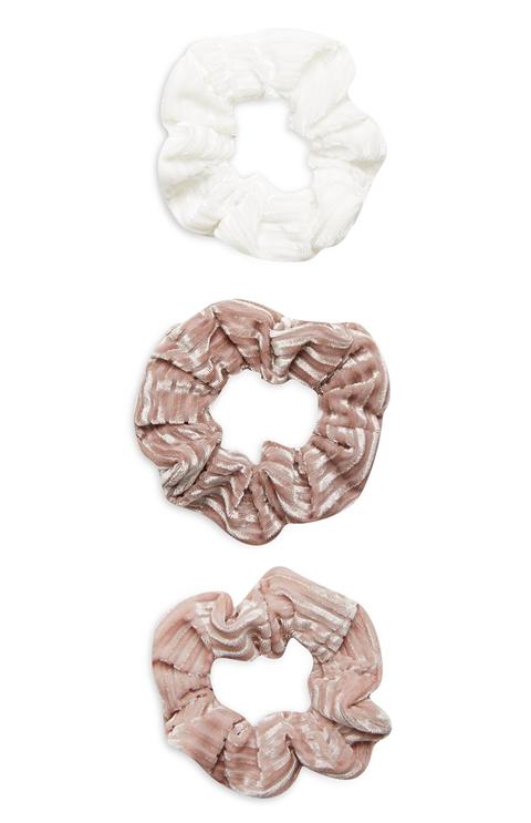 Pastel Scrunchie 3pk