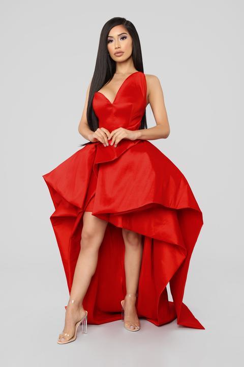 red fashion nova dresses