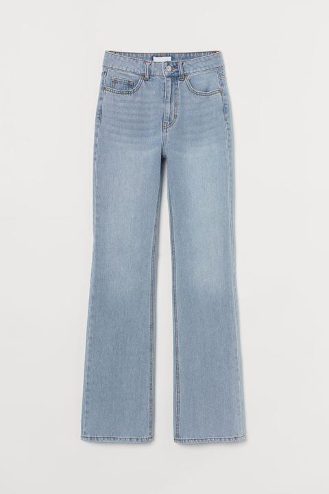 Bootcut High Jeans - Bleu