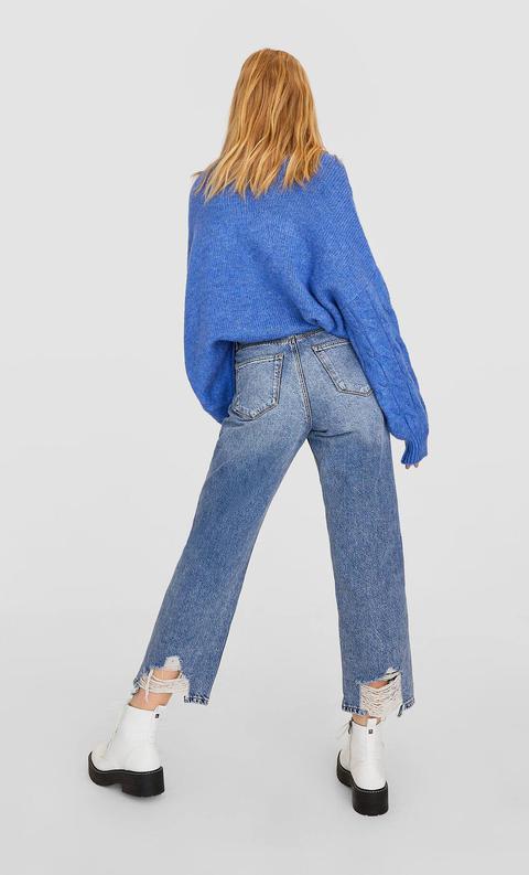 Jeans Straight Rotos
