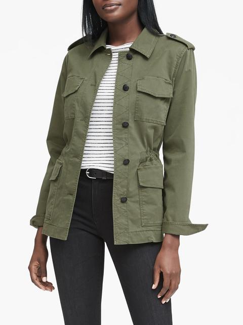 petite utility jacket