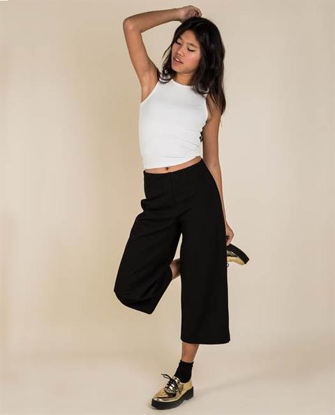 Pantalón Culotte Textura