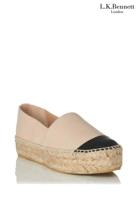 Womens L.k.bennett Nude Talia Leather 