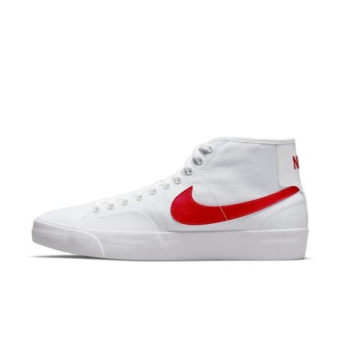 Nike Sb Blzr Court Mid Zapatillas De Skateboard - Blanco