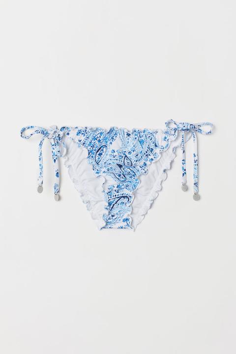 Braga De Bikini De Anudar - Azul