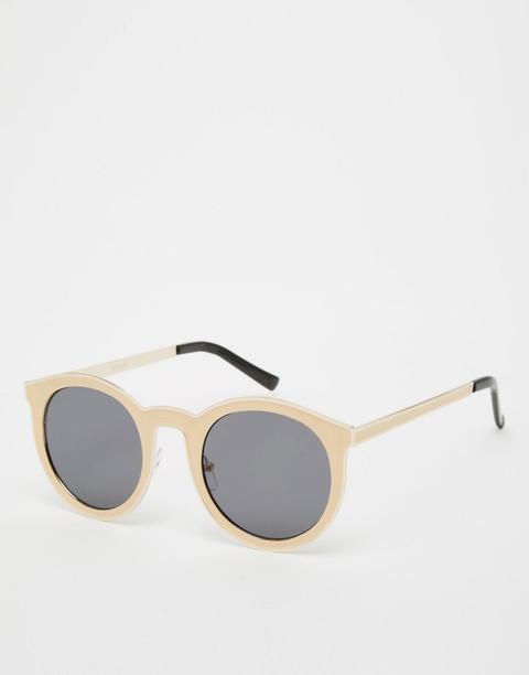 Gafas De Sol Redondas Esmaltadas Con Lentes Planas De Asos