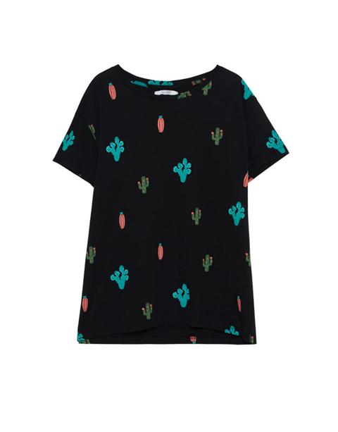 Camiseta Estampado Cactus