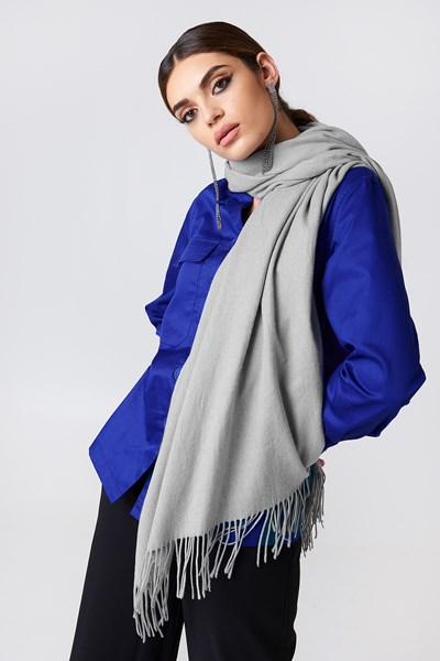 Na-kd Accessories Woven Scarf - Grey