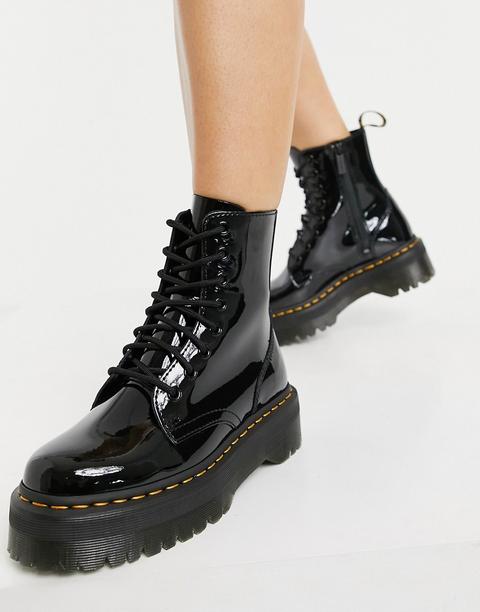 Botas De Charol Negro Jadon De Dr Martens