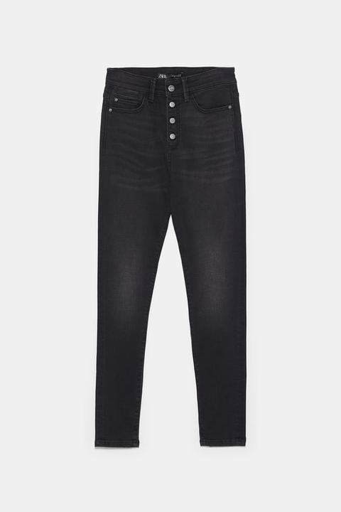 Jeans Z1975 High Rise Skinny Con Bottoni