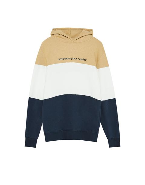 Sudadera Capucha Paneles