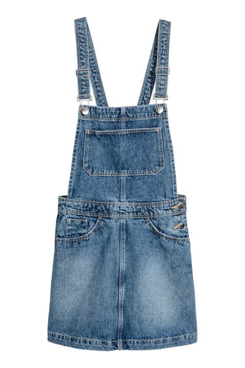 Gonna Salopette In Denim