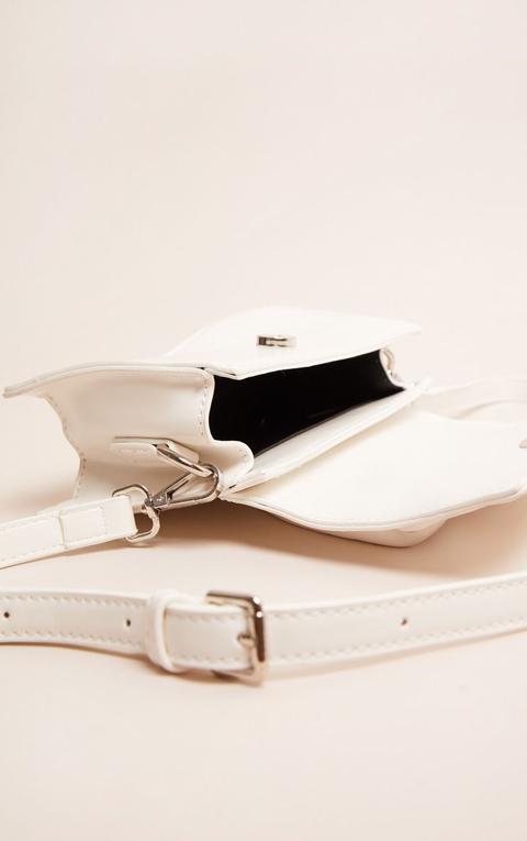 White Mini Handle Grab Bag