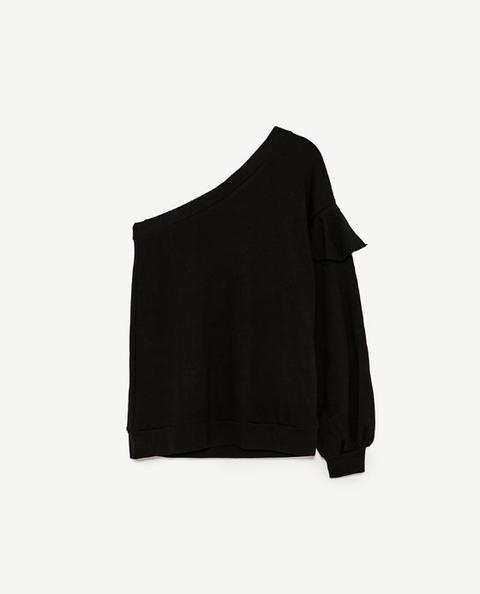 Sudadera Hombro Descubierto