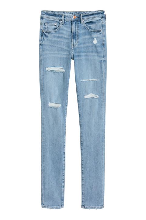 Skinny High Jeans - Azul