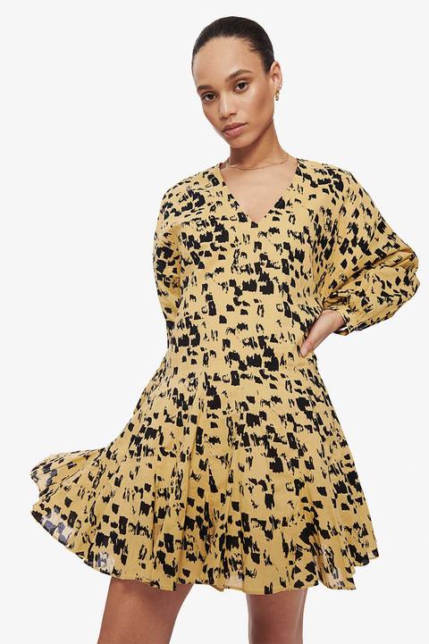 Peyton Dress In Painterly Leo | Painterly Leopard