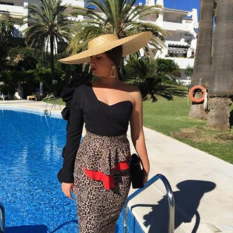 Falda Leopardo