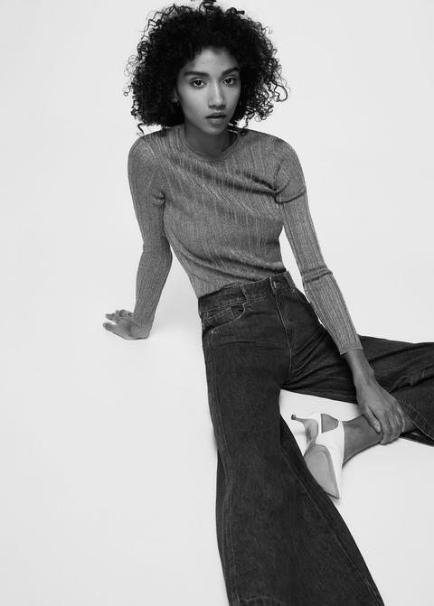 mango wide leg jeans