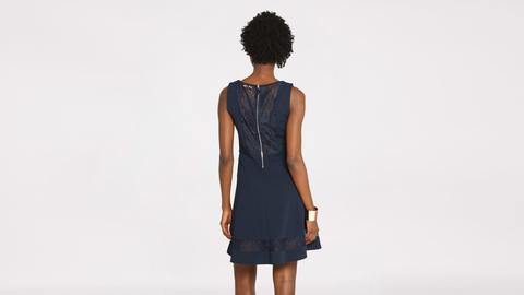cache cache robe bleu