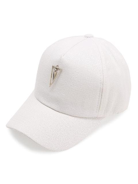 Triangle Embellished Baseball Cap