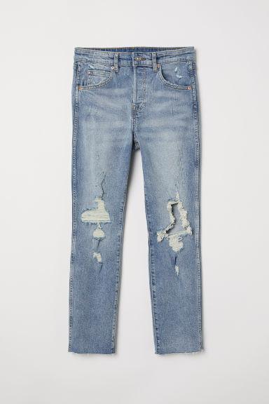 Slim High Cropped Jeans