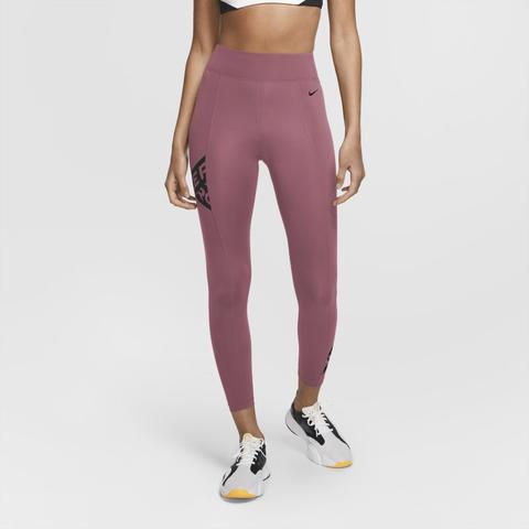 Nike Pro Mallas De 7/8 Con Estampado - Mujer - Rosa