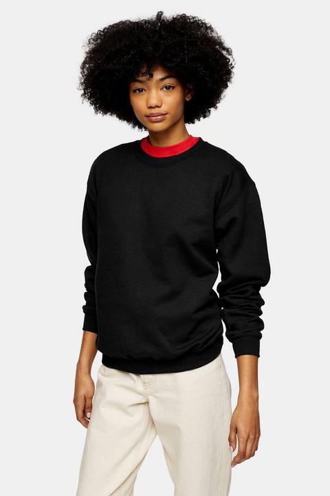 Black Oversized Everyday Sweatshirt