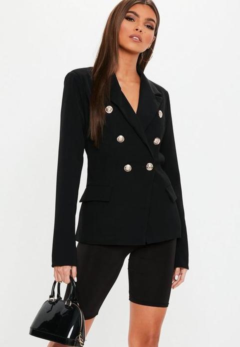 Black Military Blazer, Black