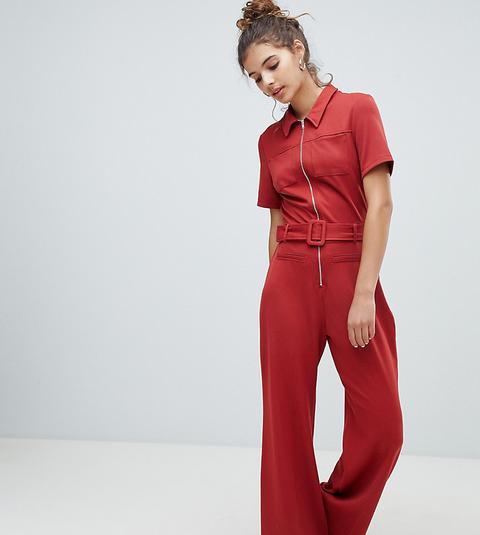 Bershka Pocket Front Boiler Suit