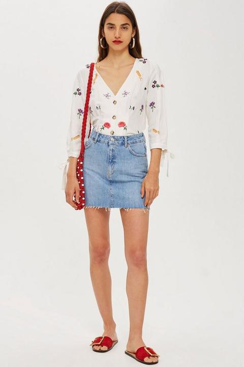white denim skirt tall