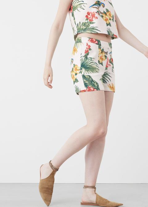 Short Estampado Tropical